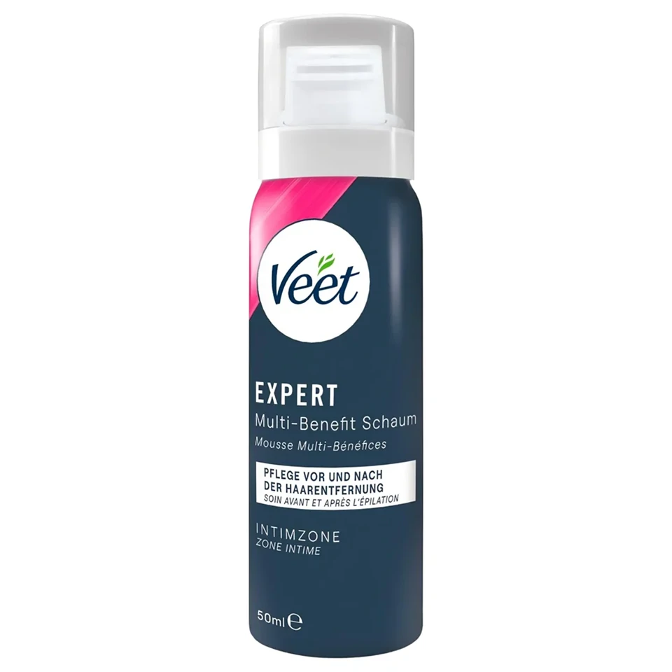 Veet - intim szőrtelenítő krém és hidratáló hab nőknek (50+50ml)