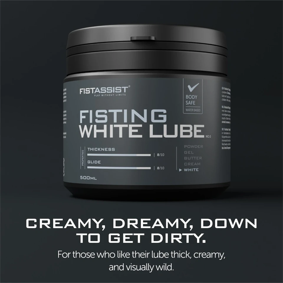 Fist Assist Fisting White Lube 500ml