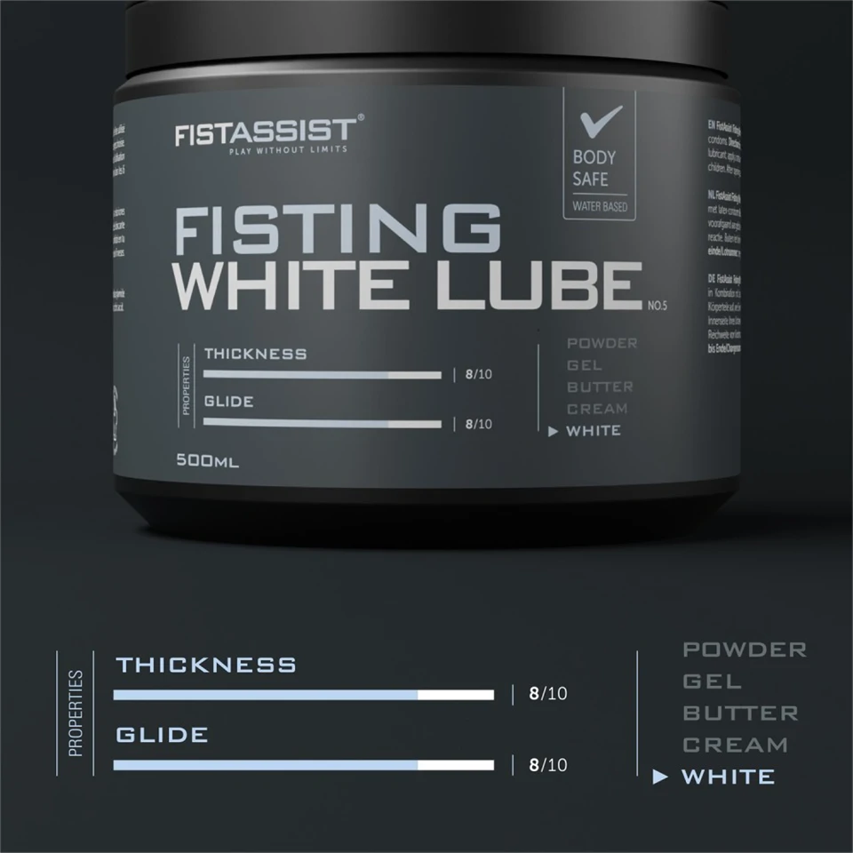 Fist Assist Fisting White Lube 500ml