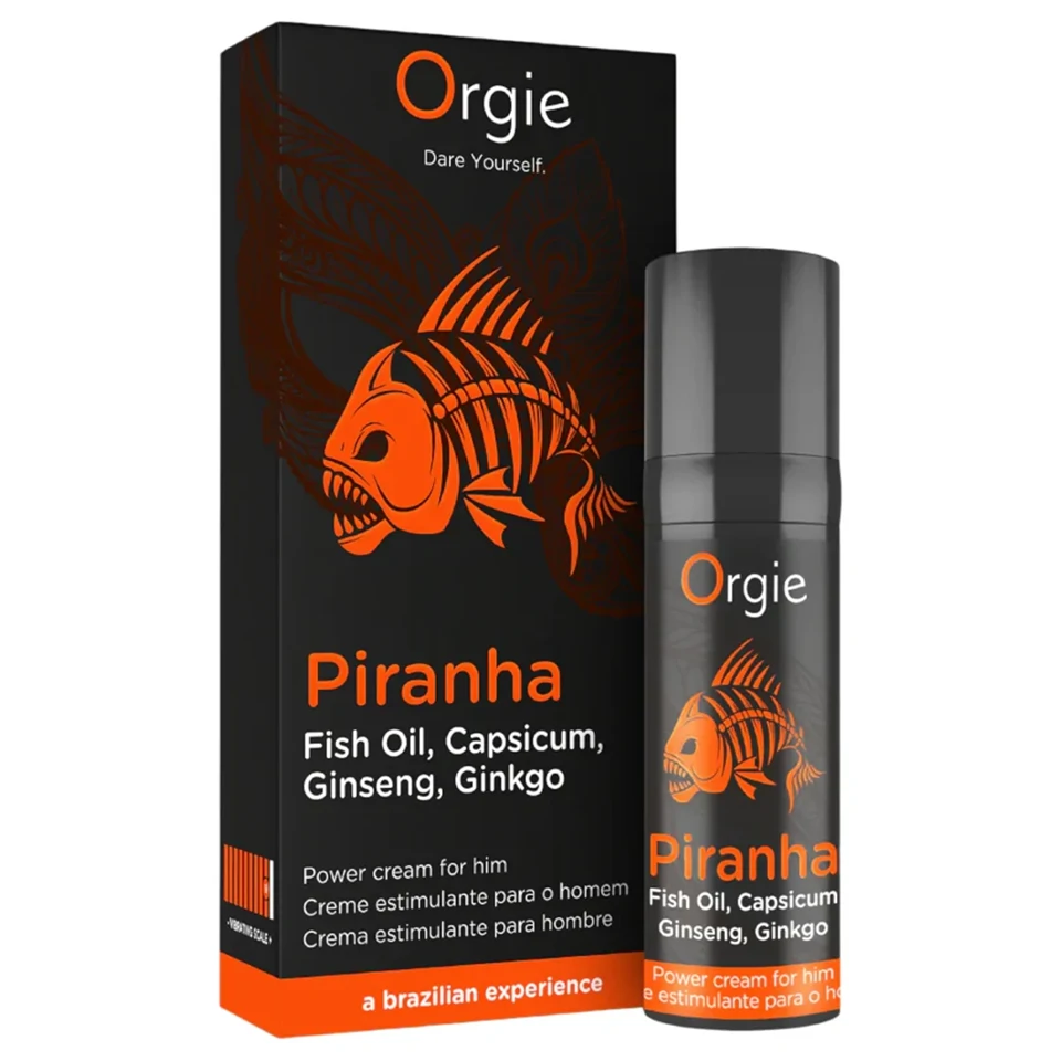 Orgie Piranha - stimuláló krém férfiaknak