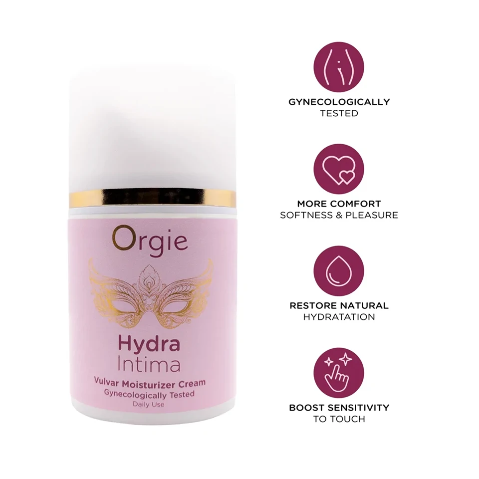 Orgie Hydra Intima - intim ápoló krém nőknek (50 ml)