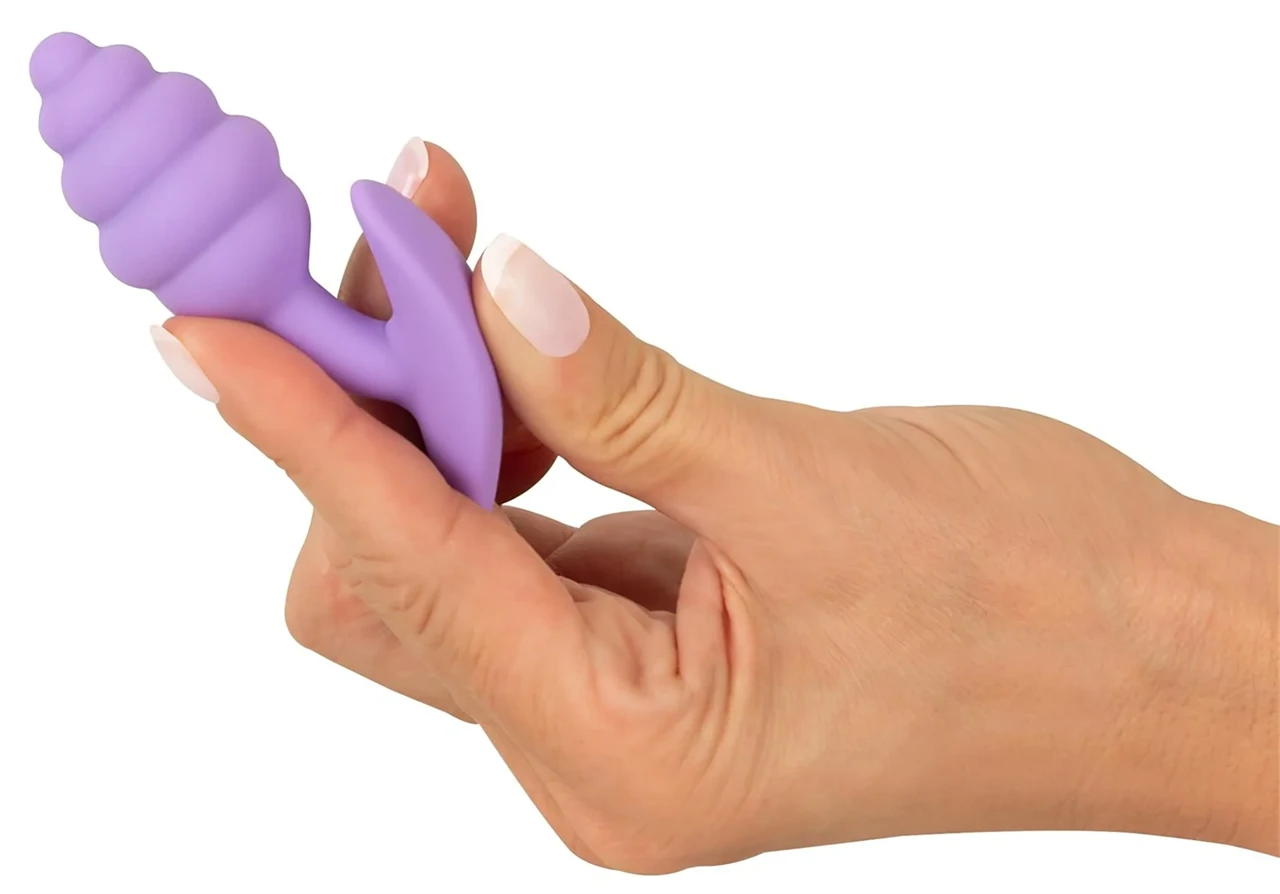 Cuties Mini Butt Plug - szilikon anál plug (lila, 2,8 cm)
