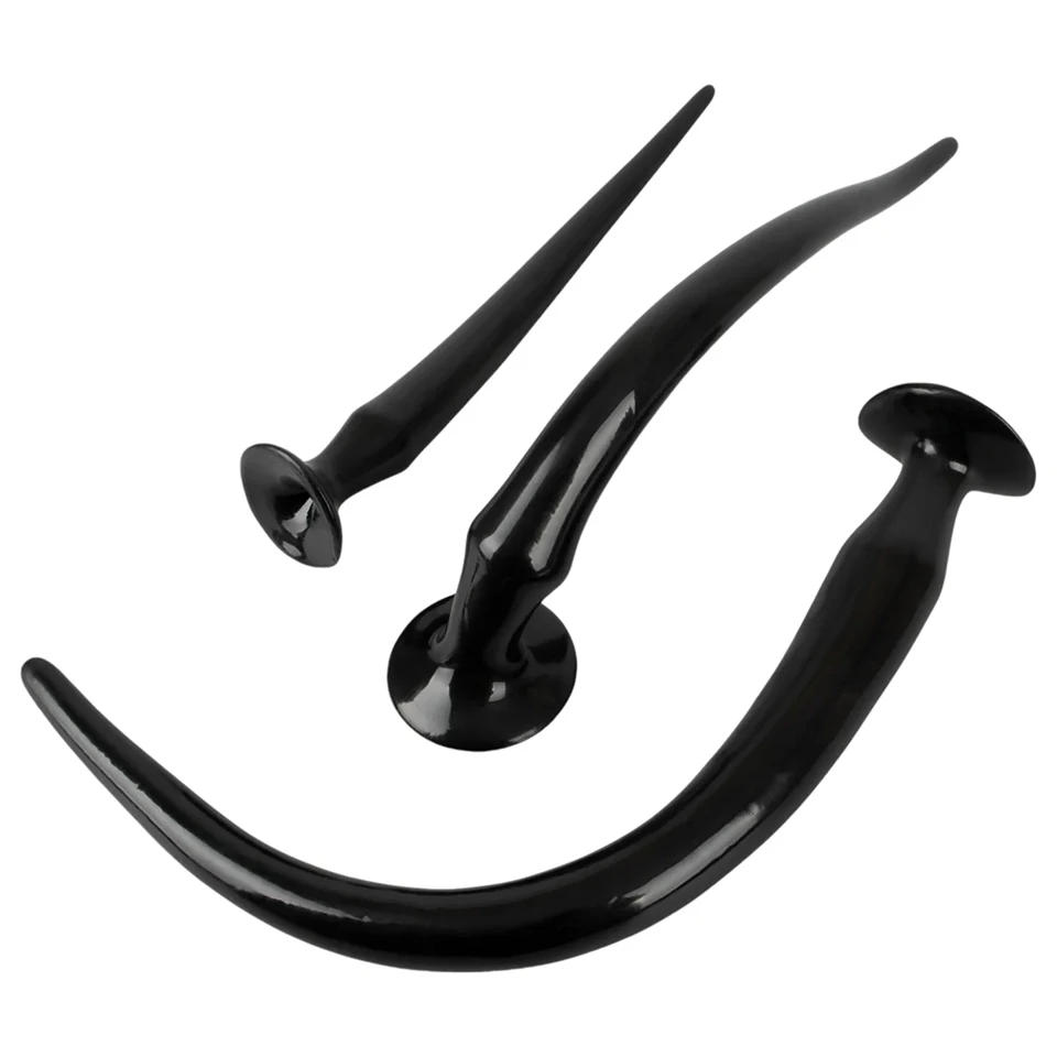 You2Toys - extra hosszú anál plug szett (3 részes, fekete)