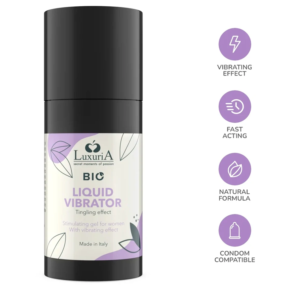 Intimateline Luxuria BIO - folyékony vibrátor gél nőknek