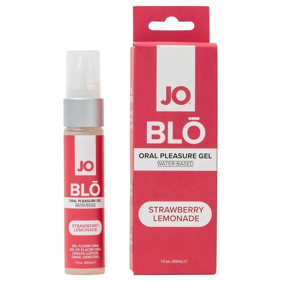 System JO BLO - ízes orál gél, eper-limonádé