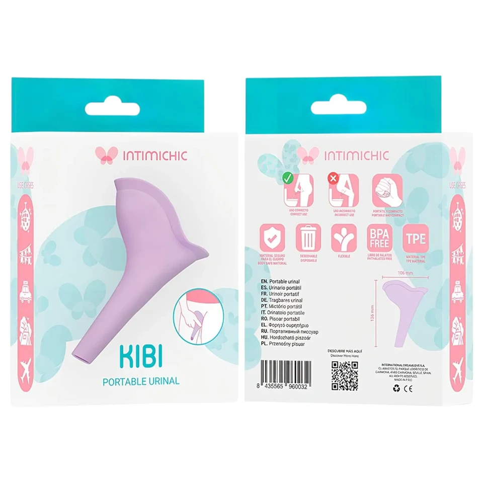 Intimichic Kibi - női pisilő tölcsér (lila)