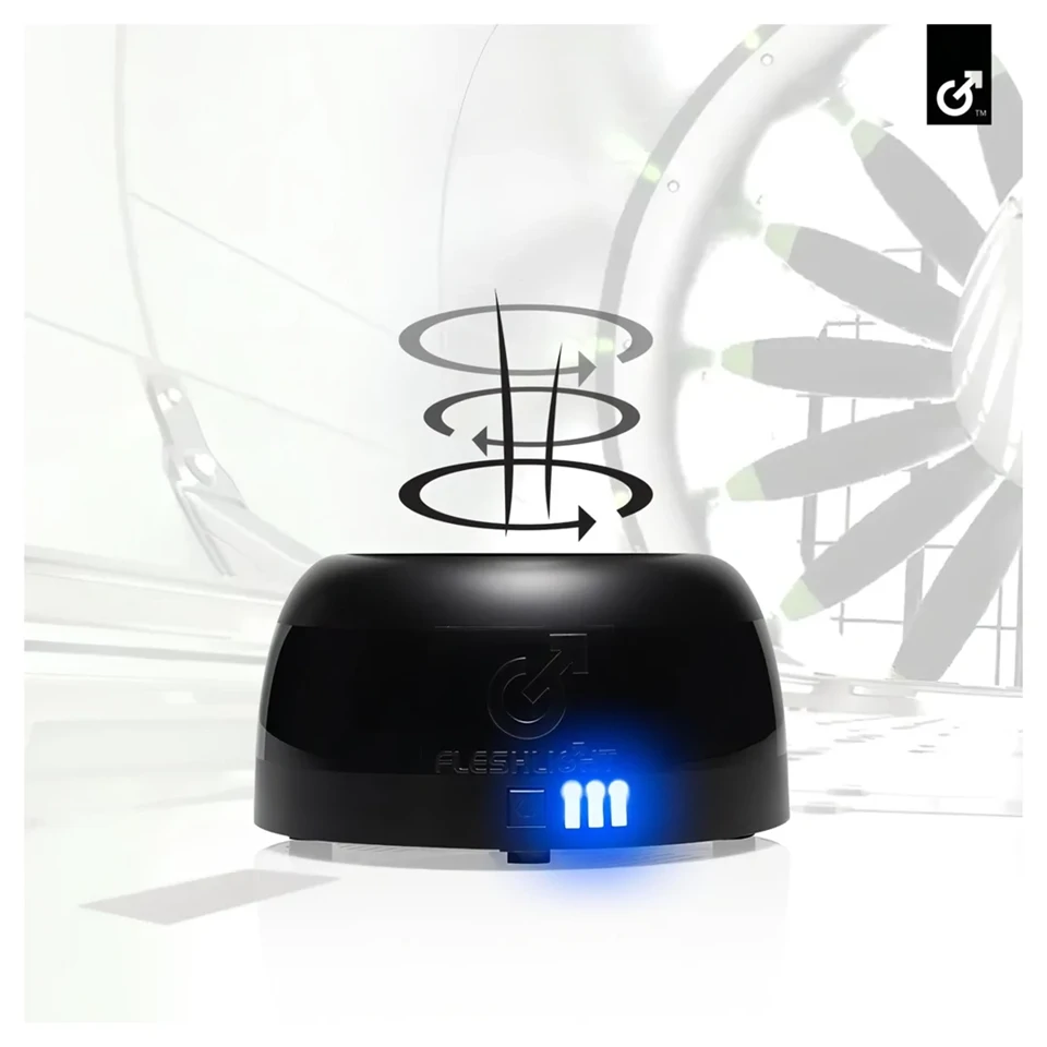 Fleshlight Air - automata maszturbátor szárító (fekete)