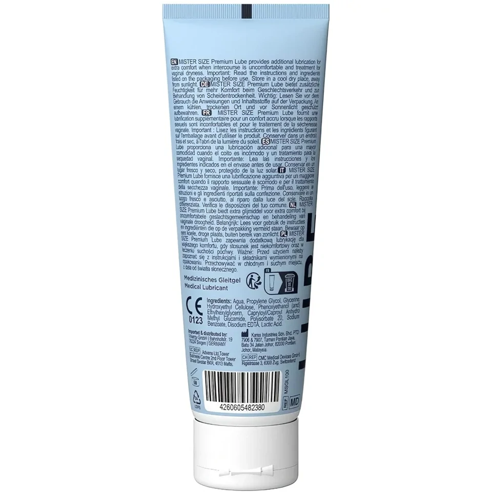 Mister Size Premium Lube - vízbázisú síkosító