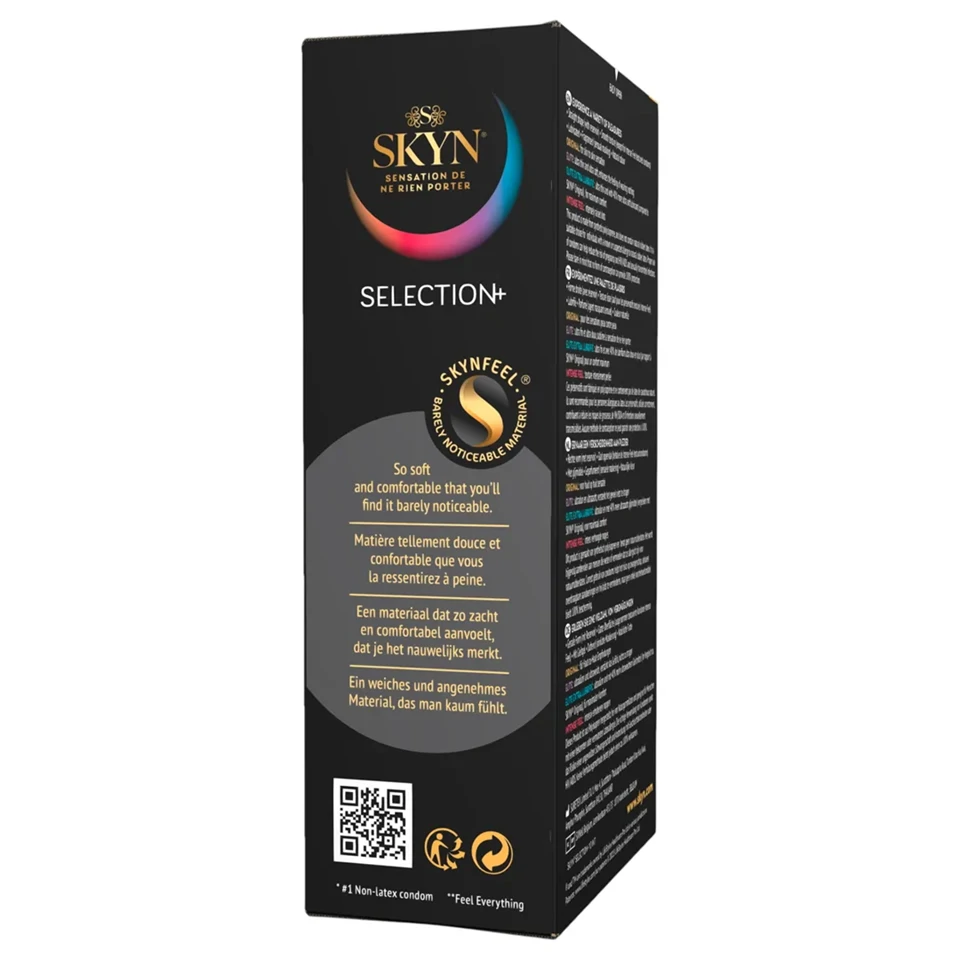 SKYN Selection+ - latexmentes óvszer válogatás (10 db)
