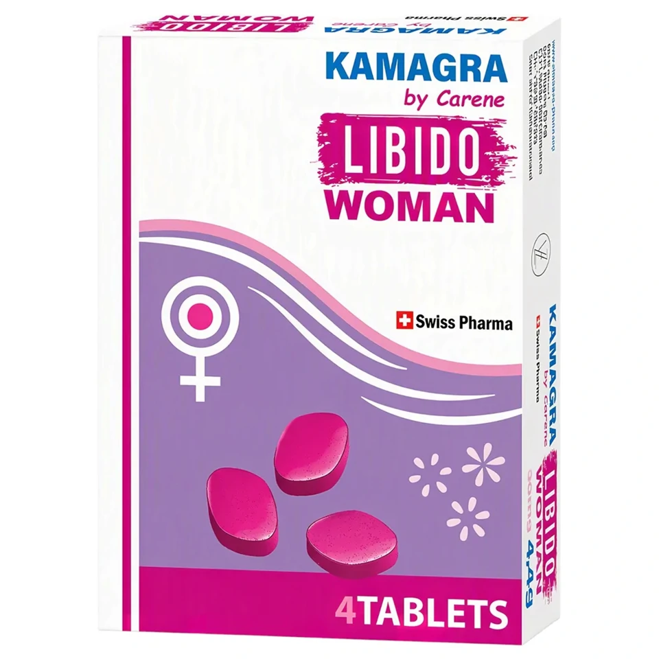 Kamagra by Carene Libido Woman - étrend-kiegészítő tabletta nőknek - 4 db