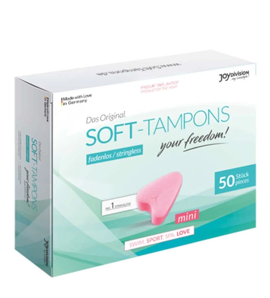 Soft-Tampons mini (mini), 50er Schachtel (box of 50)