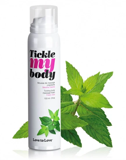 Tickle my body - masszázs hab - menta