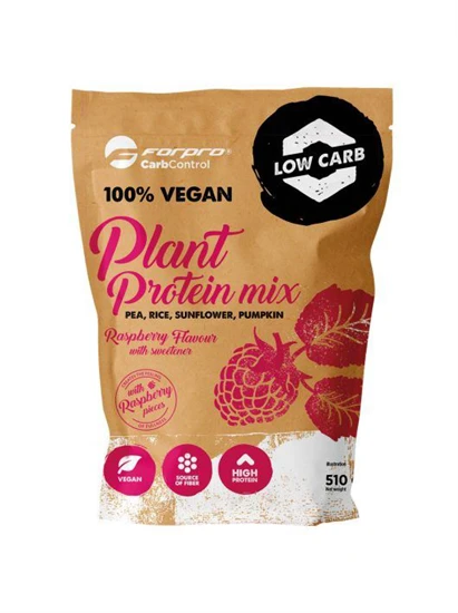 Forpro 100% Vegan Plant Protein Mix málna