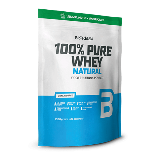 100% Pure Whey Natural tejsavófehérje-koncentrátum italpor -