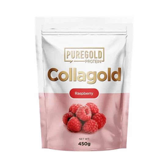 CollaGold Marha és Hal kollagén italpor hialuronsavval - Raspberry - 450g - PureGold