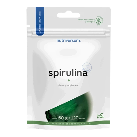 Spirulina - 120 tabletta - Nutriversum