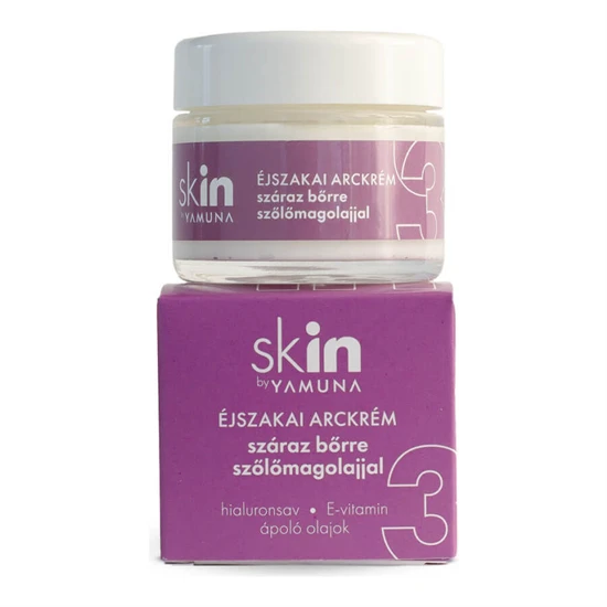 skIN by Yamuna éjszakai arckrém száraz bőrre 50 ml