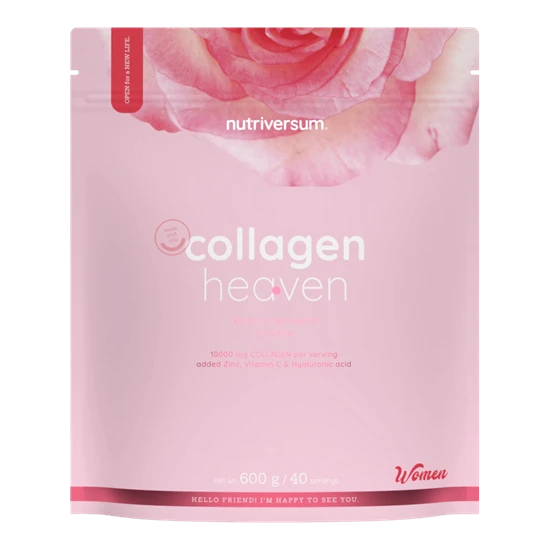 Collagen Heaven - 600 g - rózsa-limonádé - Nutriversum
