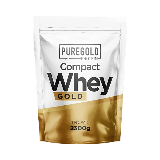 Compact Whey Gold fehérjepor - 2300 g - PureGold - eperfagylalt