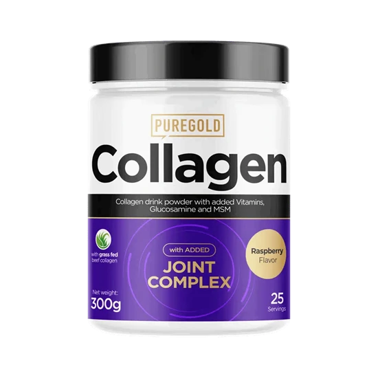Collagen Marha + Joint Complex kollagén italpor - Raspberry - 300g - PureGold
