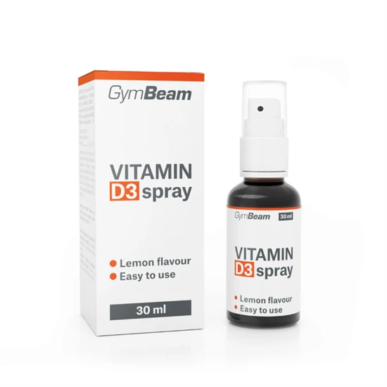 D3-vitamin spray - 30 ml - citrom - GymBeam