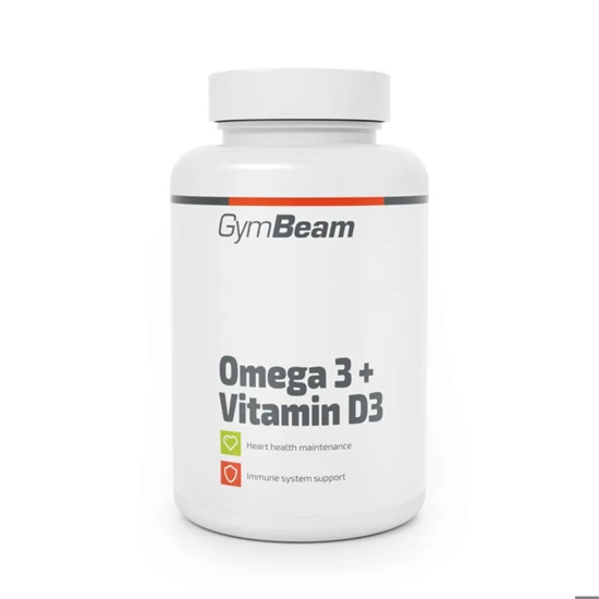 Omega 3 + D3-vitamin - 90 kapszula - GymBeam