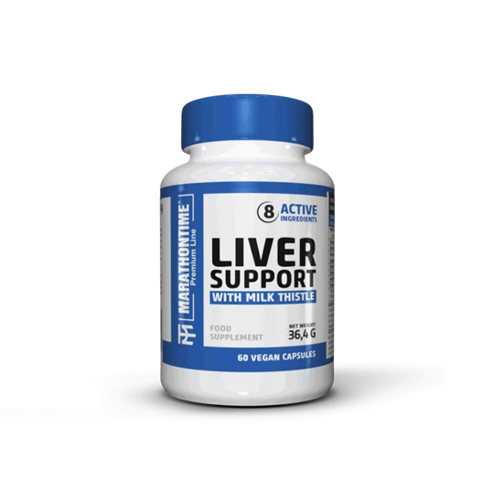 Liver Support - májvédő Komplex Vegán formula 8 értékes összetevővel - Marathontime