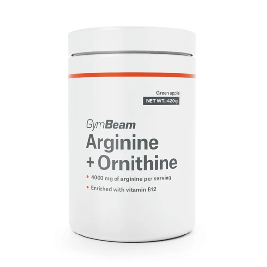 Arginin + Ornitin - zöldalma - 420 g - GymBeam