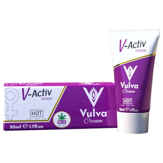 Hot V-Active - stimuláló intim krém nőknek