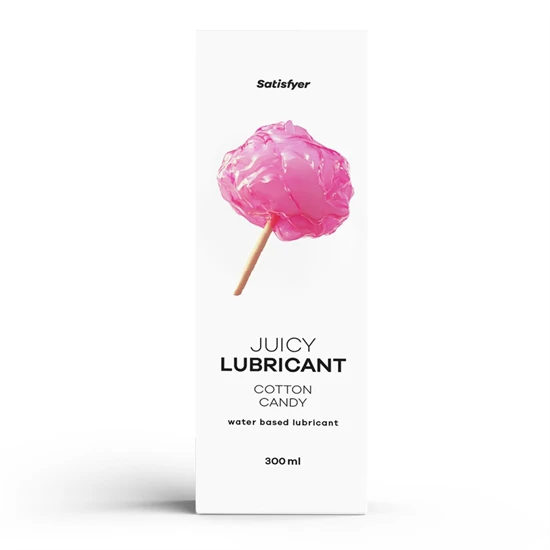 Juicy Lubricant, 300 ml (water) - Cotton Candy