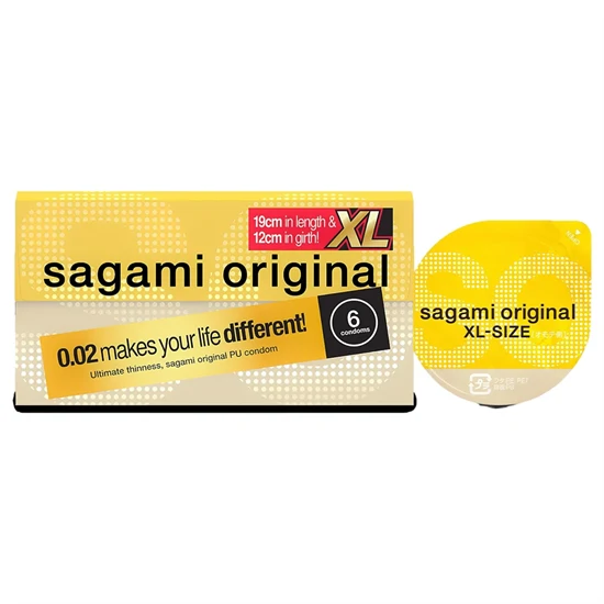 Sagami Original 0,02 XL - óvszer - 61mm