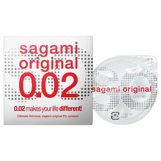Sagami Original 0,02 - óvszer - 55mm