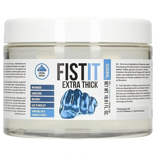 Fist It - extra sűrű vízbázisú fisting síkosító - 500 ml