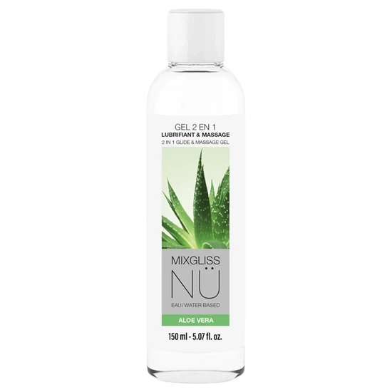 Mixgliss Nu Aloe Vera - nuru masszázs gél és síkosító (150ml)