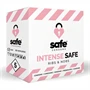 SAFE Intense Safe - bordázott-pontozott óvszer