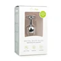 EasyToys - fém anál plug (ezüst-fehér)