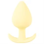 Cuties Mini Butt Plug - szilikon anál plug (sárga, 3,1 cm)