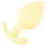 Cuties Mini Butt Plug - szilikon anál plug (sárga, 3,1 cm)