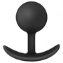 Anal Adventures Platinum Vibra Plug - anál dildó (fekete)