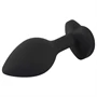 You2Toys Anal Plug - fehér köves anál plug (fekete)