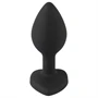 You2Toys Anal Plug - fehér köves anál plug (fekete)