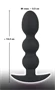 Black Velvets Heavy - 145 g-os gömbös anál plug (fekete)