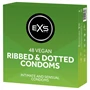 EXS Ribbed & Dotted - bordázott, pontozott óvszer (48 db)